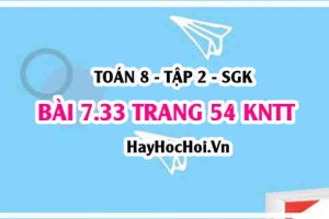 Bài 7.33 trang 54 Toán 8 Tập 2 Kết nối tri thức: Tìm tham số m để hai đường thẳng song song, cắt nhau